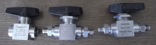 1/4&#034; swagelok ss-83ts4 ball valves for sale