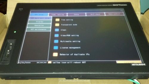 Mitsubishi GOT 1000 Touchscreen Operator Interface Panel HMI GT1685M-STBA