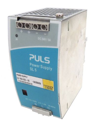 Puls sl5-100 power supply 1-ph 24v 5a silverline din-rail 120w sl5100 / warranty for sale