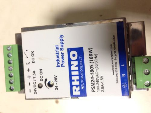 Rhino psm24-180s(180w) industrial power supply for sale