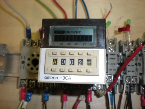 Omron Model H3CA-A Timer - 11 Pin - Tests OK as shown.