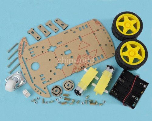 Intelligent Car Chassis Robot Car Chassis With Code Disk Tracing Car