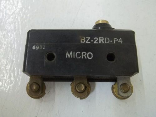 LOT OF 5 MICRO SWITCH BZ-2RD-P4 *USED*