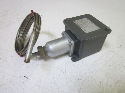 United electric e105-2bsb temperature switch 30-250f 15a 480vac *used* for sale