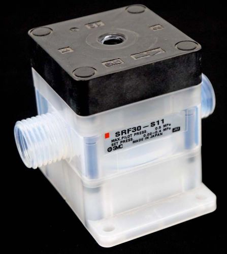 Smc srf30-s11 0.02-0.4mpa 3/8&#034; clean room fluoropolymer resin regulator valve for sale