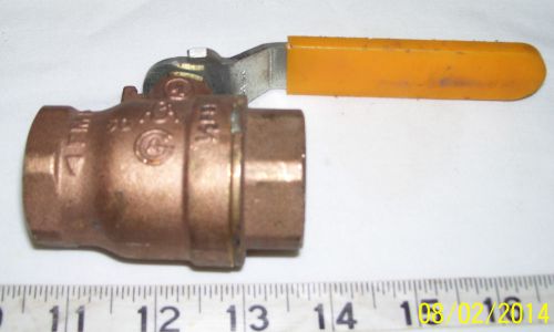 Legend 1&#034; npt full port brass ball valve  600 wog for sale
