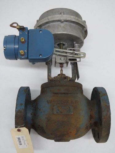 Dezurik 8105 iron pneumatic flanged 250 3 in 05r 870010 control valve b282644 for sale