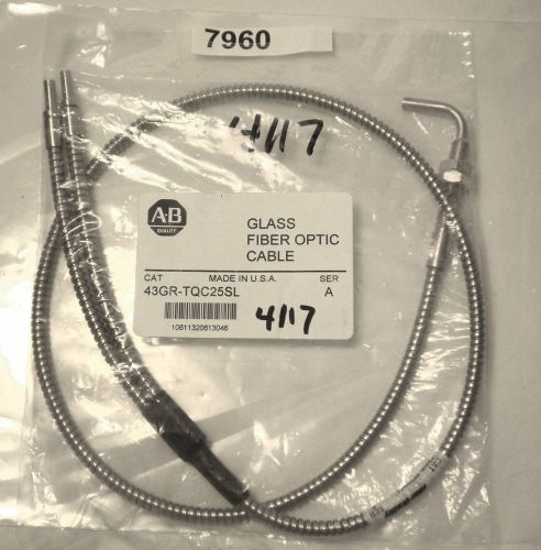 (7960) Allen Bradley Glass Fiber Optic Cable 43GR-TQC25SL
