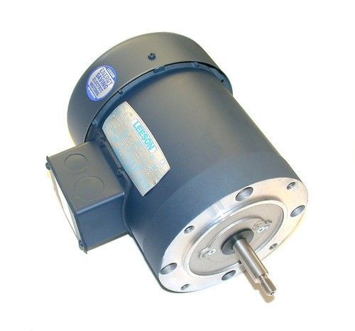 New 3/4 hp leeson 3 phase ac motor cat. no. 11420800    model  c6t34fc37a for sale