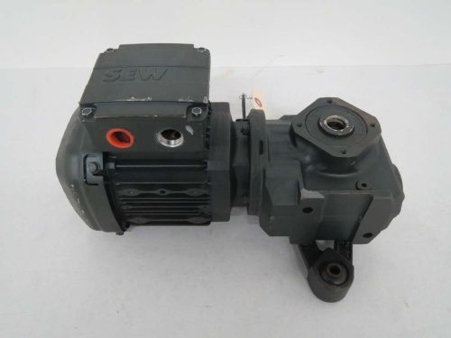 Sew eurodrive sa37/a/t 0.5hp 230/460v 1700r 3ph gear 22.50:1 76rpm motor b408356 for sale