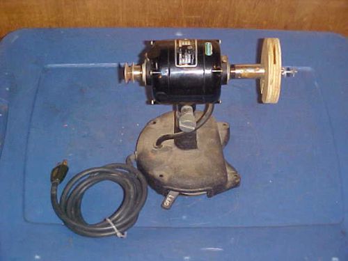 VINTAGE BODINE ELECTRIC COMPANY MOTOR W/STAND INDUSTRIAL NSE-11 1/50 HP