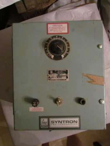 VINTAGE FMC SYNTRON ELECTRIC MOTOR CONTROLLER C-2B 230V 6.0A