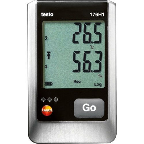 Testo 176-H1 4-Ch. Temp/Humidity Data Logger w/Ext. NTC/Capacitive Hum. Sensor