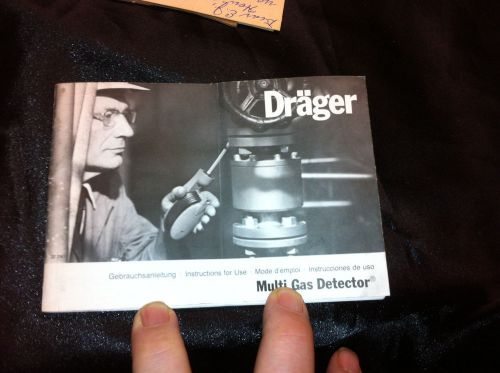 1984 Drager Multi Gas Detector Operating Manual