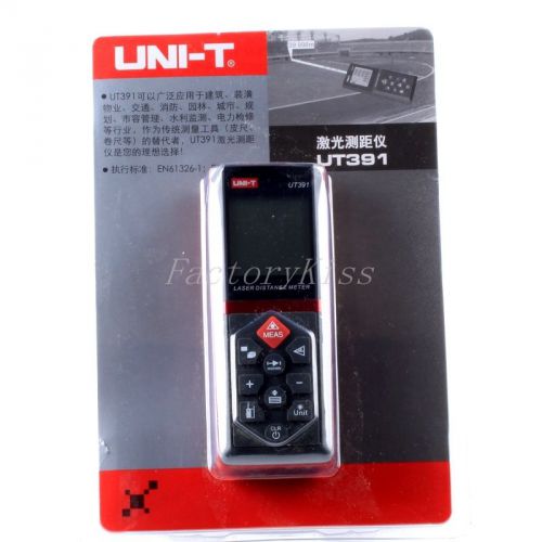 Ut391 handheld laser distance meter tester range finder measure asg for sale