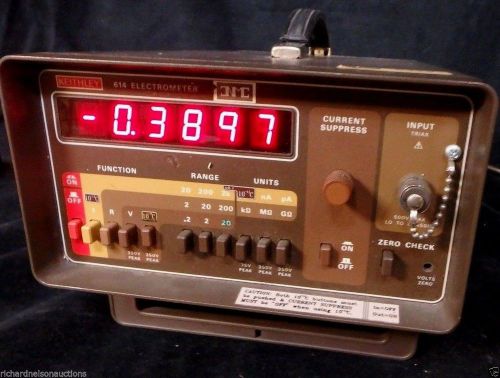Keithly instruments model 614 medical laboratory digital electrometer - nice for sale