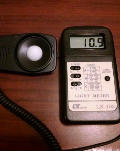 LUTRON LX-103 Digital Pocket Light Meter Lux Meter Luminometer actionometer