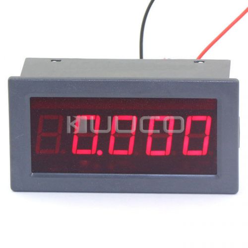 +/- 0-5A Digital Ampere Panel Meter Red LED Negative DC Amps Current Measurement