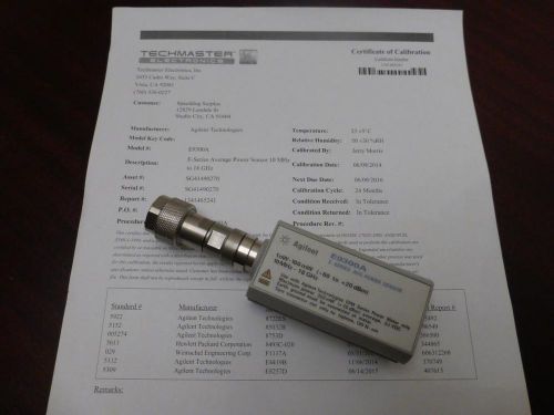 Agilent E9300A 10MHz to 18GHz (-60 dBm to +20 dBm) RF Power Sensor - CALIBRATED!