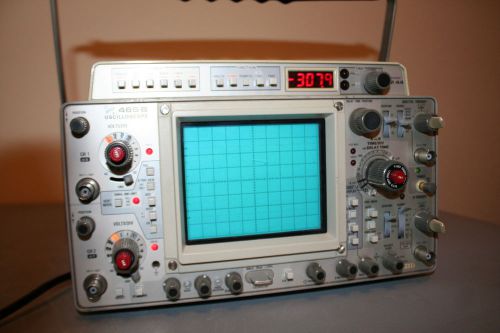 Tektronix 465b 200mhz digital 2 channel oscilloscope w dm-44 for sale