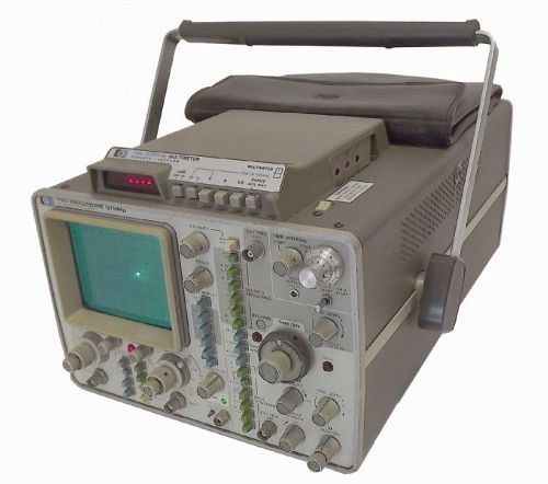 Hp agilent 1725a oscilloscope 2-ch 275 mhz dual trace opt 34 / dmm / untested for sale