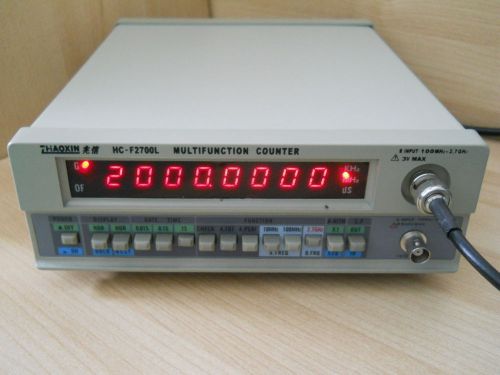NEW 2.7GHZ HIGH  BENCHTOP FREQUENCY COUNTER,PERIOD,COUNTS MEASUREMENT, HAM RADIO