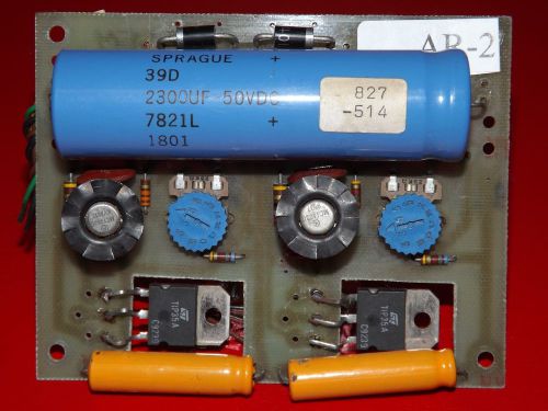 Oem part: ar amplifier research 200l grid bias &amp; vdc lo control board 827-514 for sale