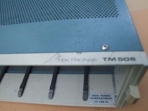 Textronix TM 506  High Power Compartment, Nice shape!