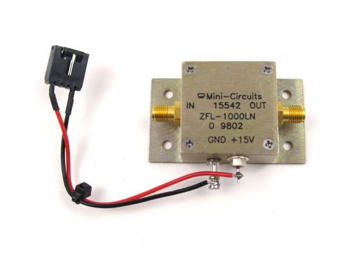 Mini-circuits 15542 coaxial linear sma power amplifier .1-1000mhz zfl-1000ln for sale