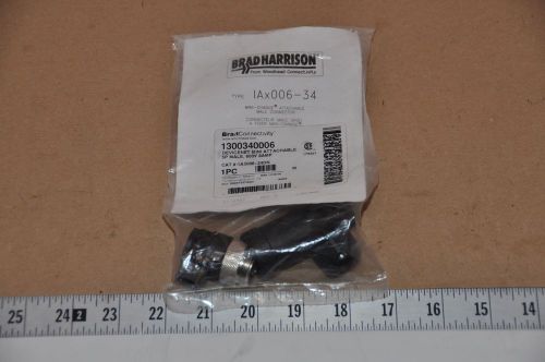Brad harrison 1300340006 mini devicenet attachable male connector, new* for sale