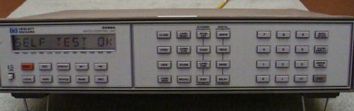 Hp - agilent 3488a switch/control unit w/ 3 modules! for sale