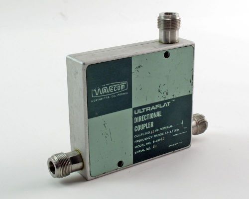 Wavecom Ultraflat S-910-13 Directional Coupler 13 dB, 1.7-4.2 GHz