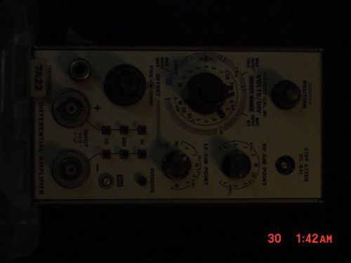 tektronix 7A22 differential amplifier plug in