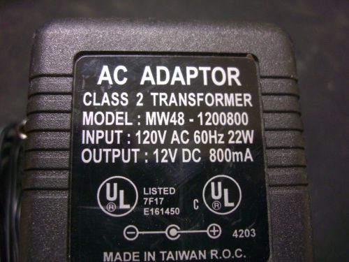 Genuine  mw48-1200800 power supply ip 120v 60hz 22w op 12v 8000ma for sale