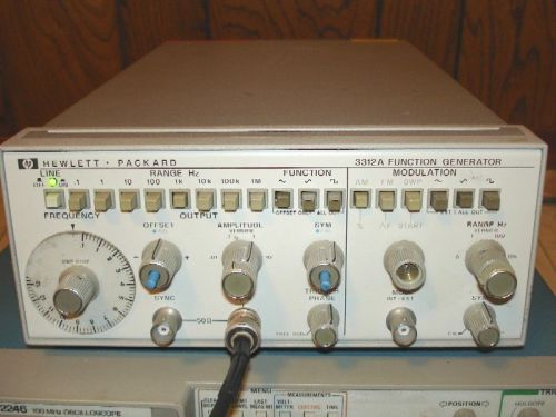 Agilent hp 3312a 13 mhz function generator w/manual!!! for sale