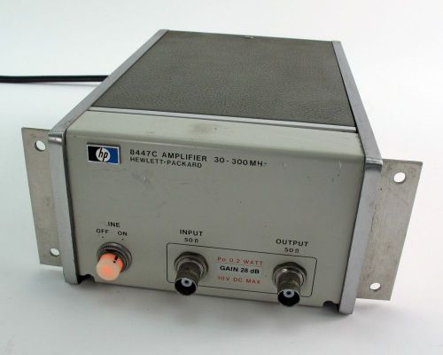 HP / Agilent 8447C Power Amplifier 30-300MHz