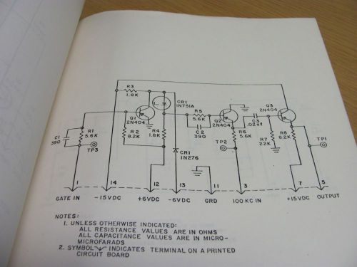 COLLINS MANUAL 786-N1: Loran-C Standard Pulse Generator - Instruction # 19144