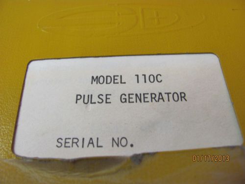 DATA PULSE MODEL 110C: Pulse Generator - Instruction Manual