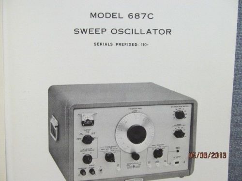 Agilent/HP 687C Sweep Oscillator Operating and Service Manual/schematics SP 110-