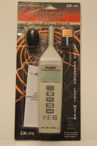 ~~ galaxy audio cm-140 handheld spl meter excellent condition ~~ for sale