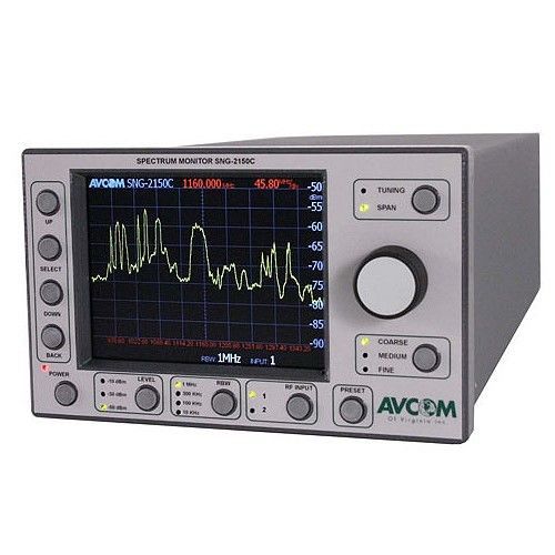 Avcom SNG-2150C 950 MHz - 2150 MHz Extended L Band Rack-Mount Spectrum Analyzer