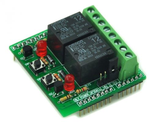 Dual spdt power relay module, for arduino project applications. sku731701a for sale