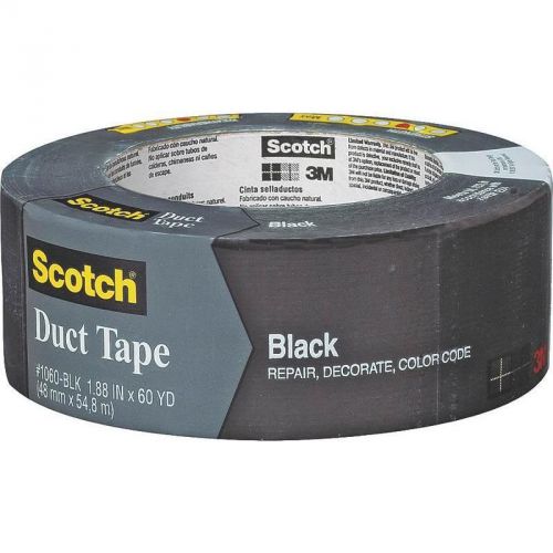 Black duct tape 1.88&#034;x 60 yd 3m duct 1060-blk-a 051131982123 for sale