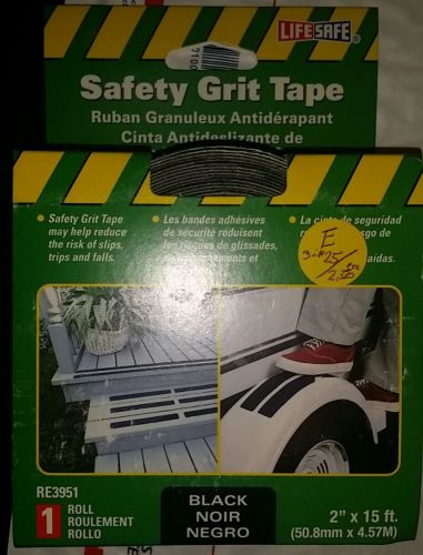 LOT OF 3 NEW INCOM RE3951 GRIT 2&#034; X 15&#039; FOOT ROLL BLACK SAFETY ANTI SLIP TAPE