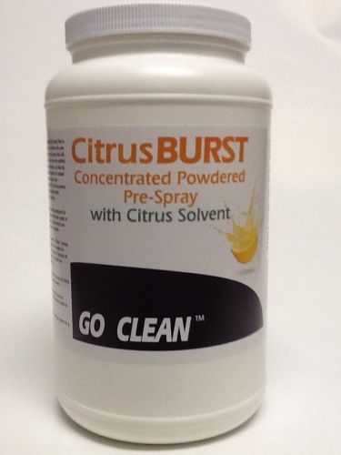 Go Clean Carpet Cleaning Chemical Citrus Burst case of 4