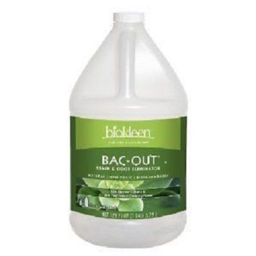 Natural kennel cleaner biokleen bacout pet spotter stain &amp; odor eliminator 1 gal for sale