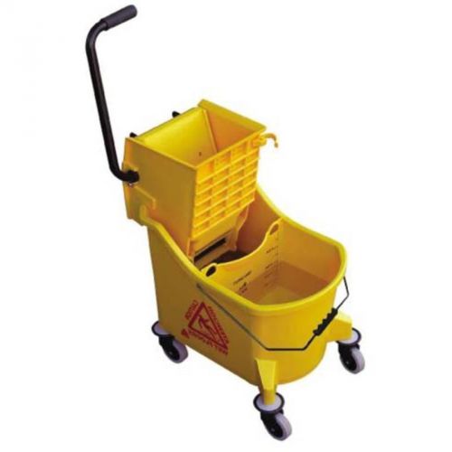 MaxiPlus Mop Bucket and Wringer 36 Quart Yellow 96978 Mop Buckets and Wringers