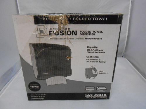 San Jamar T1755 Ultrafold Fusion Towel Dispense Multifold C-Fold Towels