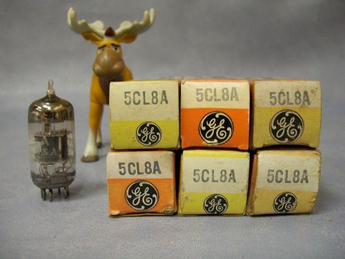 GE 5CL8A Vacuum Tubes   Lot of 6