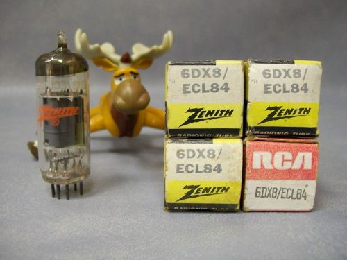 6DX8 / ECL84 Vacuum Tubes  Lot of 4  RCA / Zenith